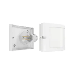 Aplique para exterior EGLO POGGIARELLO, blanco, plano, 22 cm, IP54