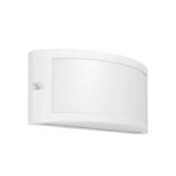 Aplique para exterior EGLO POGGIARELLO, blanco, plano, 22 cm, IP54