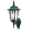 Aplique para exterior Firenze con sensor, vertical, verde