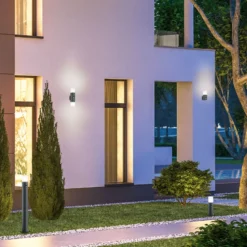 Aplique para exterior Hoosic, sensor de movimiento