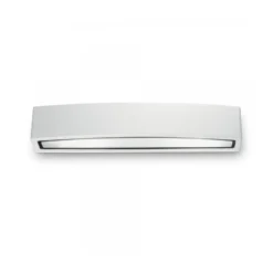 Aplique para exterior Ideal Lux Andromeda, blanco, ancho 45 cm, E27