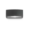 Aplique para exterior Ideal Lux Andromeda negro, ancho 22 cm aluminio