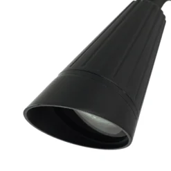 Aplique para exterior Lindby Sorvete, negro, metal, altura 33 cm