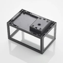 Aplique para exterior Lindby Giavanna, 28 cm, antracita, IP44, E27