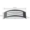 Aplique para exterior Lindby Vimal, E27, 32 cm, negro, aluminio