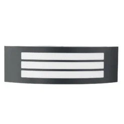 Aplique para exterior Lindby Vimal, E27, 32 cm, negro, aluminio