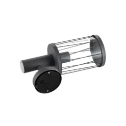 Aplique para exterior Lindby Yonan, altura 34 cm, antracita, con sensor