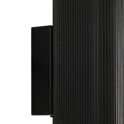 Aplique para exterior Lindby Halvar, negra, 24 cm, 2 x GU10, IP65