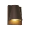 Aplique para exterior Lorka, negro