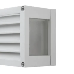 Aplique para exterior Lucande Aurelien, blanco, 12 cm, con tiras