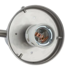 Aplique para exterior Nada de Lindby, acero inoxidable, cristal, 32 cm de