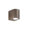Aplique para exterior ONE, color bronce, altura 8 cm, metal, IP54