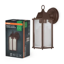 Aplique para exterior OSRAM ENDURA CLASSIC LANTERN, 29 cm, color óxido, IP43