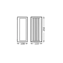 Aplique para exterior OSRAM ENDURA CLASSIC RADICK, gris oscuro, IP65
