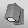Aplique para exterior OSRAM ENDURA CLASSIC CUBE, metal plateado IP44