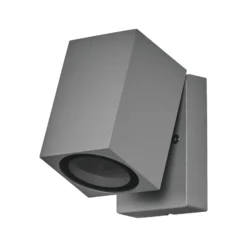 Aplique para exterior OSRAM ENDURA CLASSIC CUBE, metal plateado IP44