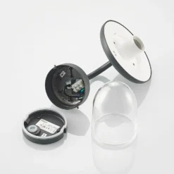 Aplique para exterior PRIOS Larkumi con portalámpara E27