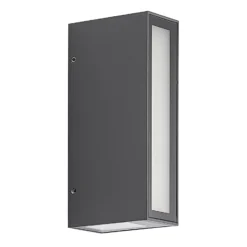 Aplique para exterior Prios Loriava LED en gris oscuro