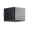 Aplique para exterior recargable LED Iseo, negro, ancho 10 cm, sensor