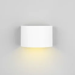 Aplique para exterior recargable LED Talent, blanco, anchura 16 cm, sensor
