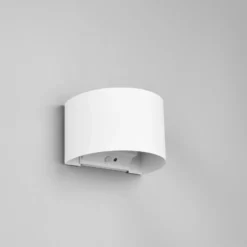 Aplique para exterior recargable LED Talent, blanco, anchura 16 cm, sensor