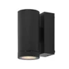 Aplique para exterior ShoreLine Pro Round, gris oscuro, GU10