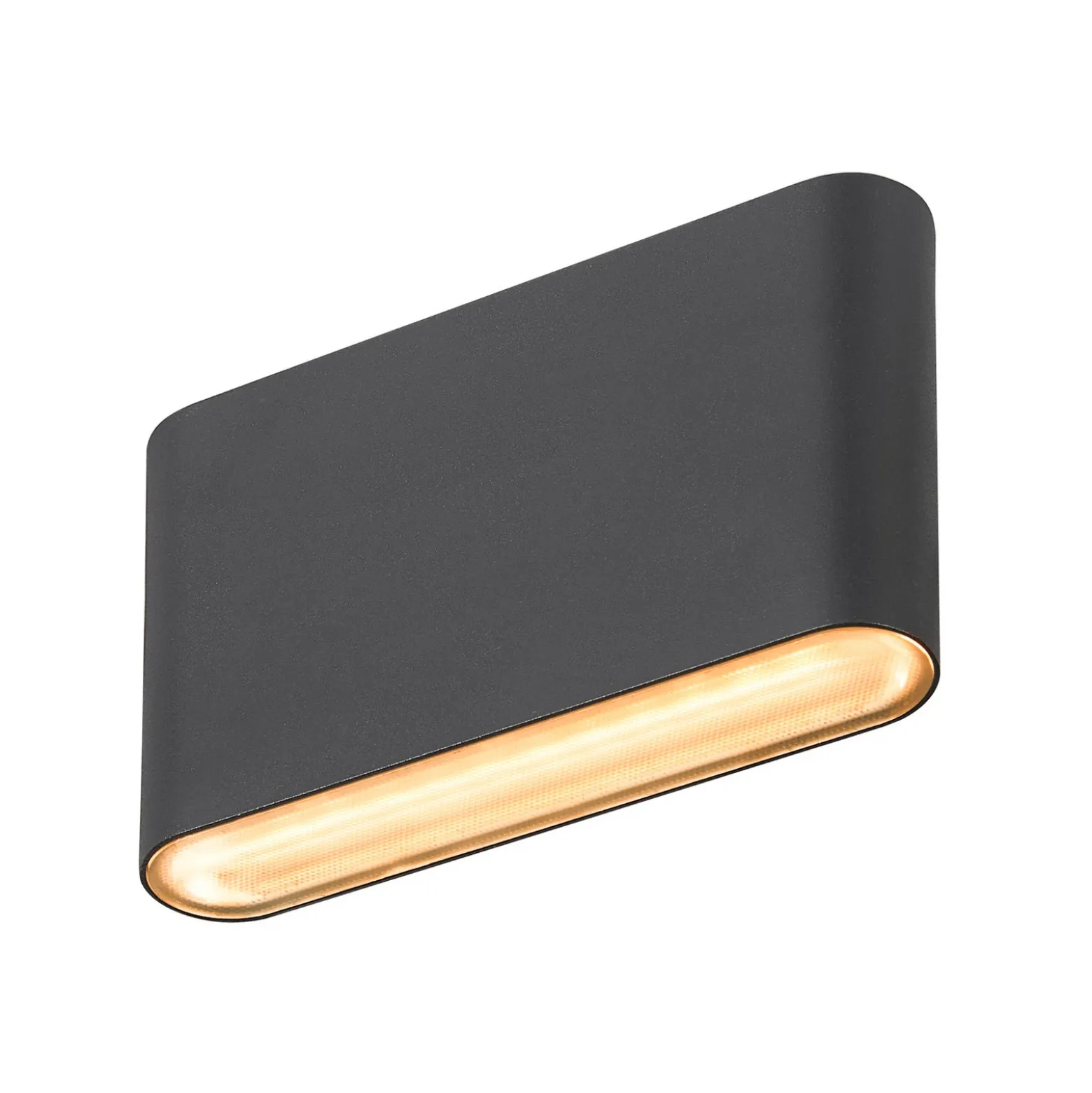 Aplique para exterior SLV Oval up/down CCT 13,5 cm negro