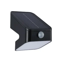Aplique para exterior solar Lesly de Paulmann, color antracita, con sensor, IP65