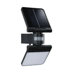 Aplique para exterior solar Lesla de Paulmann, color antracita, con sensor, IP65