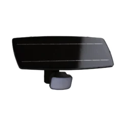 Aplique para exterior solar Paulmann Flotas, color antracita, con sensor, IP65