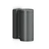 Aplique para exterior STEINEL L940, antracita, metal, 2 luces.