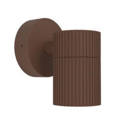 Aplique para exterior Tomelloso, color óxido, altura 12 cm, metal