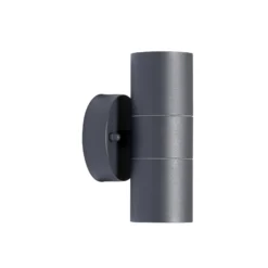 Aplique para exterior Tulimar de Prios, 2 luces, antracita, metal