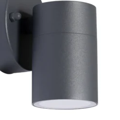 Aplique para exterior Tulimar de Prios, 1 luz, antracita, metal