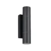 Aplique para exterior Yamuna, antracita, altura 23 cm, metal, IP65