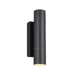 Aplique para exterior Yamuna, antracita, altura 23 cm, metal, IP65