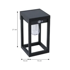 Aplique solar Lindby Smart LED Enea, sensor, CCT, RGB, Tuya