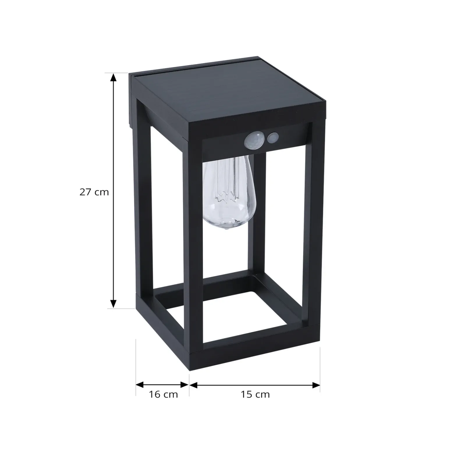 Aplique solar Lindby Smart LED Enea, sensor, CCT, RGB, Tuya