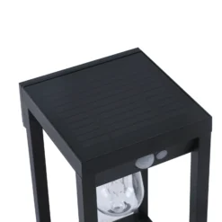 Aplique solar Lindby Smart LED Enea, sensor, CCT, RGB, Tuya
