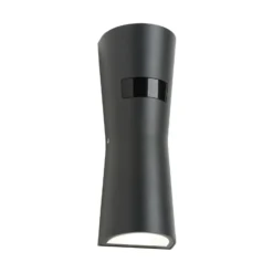 Apliqué LED con sensor para exterior 5135, grafito, metal, 26 cm, IP65