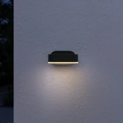 Apliqué LED para exterior OSRAM ENDURA STYLE MINI, gris oscuro, IP44