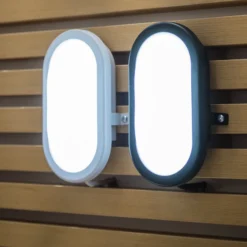 Apliqué LED para exterior OSRAM BULKHEAD, blanca, 11 W, plástico, IP54