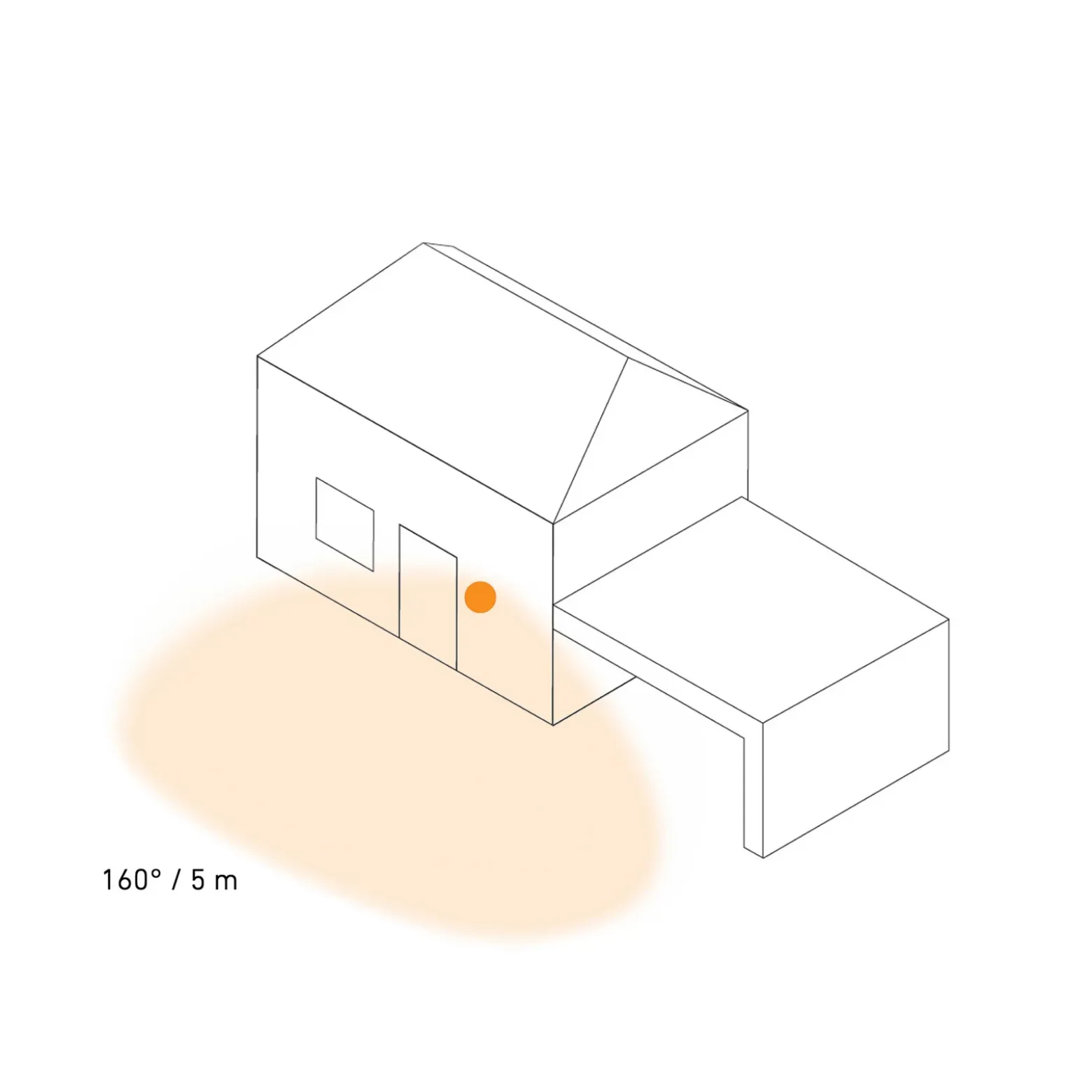 Apliqué LED para exterior STEINEL L 800 SC, antracita IP44