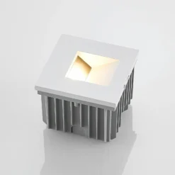 Arcchio aplique empotrable Zamo, G9, blanco, 12cm, metal, IP65