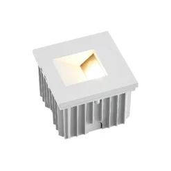 Arcchio aplique empotrable Zamo, G9, blanco, 12cm, metal, IP65