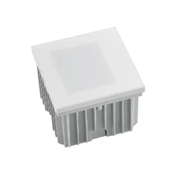 Arcchio Aplique LED empotrable Zamo, blanco, 11 cm, metal, IP65