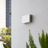 Arcchio Aplique LED para exterior Karline, 1060 lm, acero inoxidable, IP65