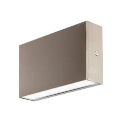 Arcchio Aplique LED para exterior Karline, 530 lm, acero inoxidable, IP65