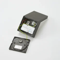 Arcchio Aplique LED para exterior Yolena, sensor, antracita, aluminio