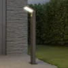 Arcchio, bolardo luminoso LED Yolena, sensor, 100 cm, antracita